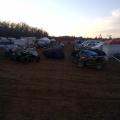 Parc fermé DEPART 5H30.Dur dur le matin